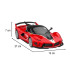 Tālvadības automašīna Rastar Ferrari, salikšanas komplekts 96900 1:18