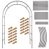Metāla dārza pergola - ziedu arka 240 cm