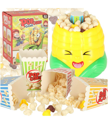 Prasmju spēle popkorna ķeršanai ar glāzītēm 4 spēlētājiem, Złap Popcorn