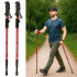 Nordic Walking nūjas - sarkanas, 2 gabali