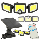 Saules LED lampa ar kustības un tumsas sensoru