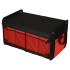 Organizators automašīnas bagāžniekam, melns un sarkans, 58x37x32