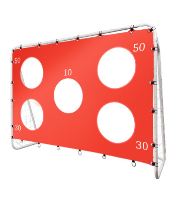 Futbola vārti bērniem ar precizitātes paklāju 2w1, 215 x 153 x 76 cm