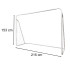 Vaikų futbolo treniruočių vartai 2in1 + tikslumo kilimėlis 215 x 153 x 76 cm