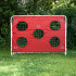 Vaikų futbolo treniruočių vartai 2in1 + tikslumo kilimėlis 215 x 153 x 76 cm