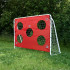 Vaikų futbolo treniruočių vartai 2in1 + tikslumo kilimėlis 215 x 153 x 76 cm
