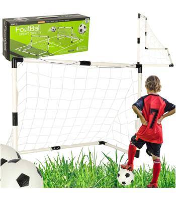 Bērnu futbola vārtu treniņu komplekts, 2 gab. 95 x 48 x 70 cm