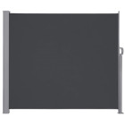 Terases sānu markīze LUARO 180 x 400 cm pelēka