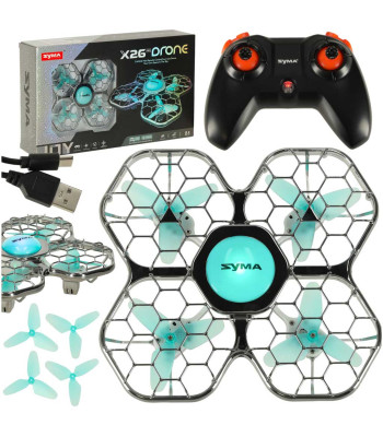 RC drons, melns, Syma X26PRO 2.4GHz Wi-Fi