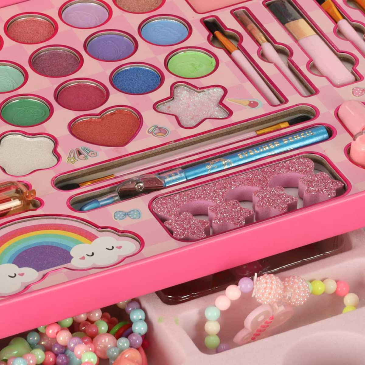 Kosmētikas komplekts meitenēm - kaste ar kosmētiku