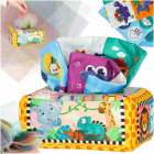 Montessori Sensory Box ar Krāsainām Salvetēm