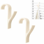 Mazs vannas istabas āķis čūskai, 6 x 9,5 cm, krēmkrāsas