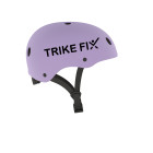 Bērnu velosipēda ķivere ar LED, regulējama, violeta Trike Fix M 55–58 cm