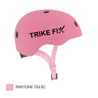 Bērnu velosipēda ķivere Trike Fix ar LED, rozā, S 48–54 cm