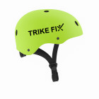 Bērnu velosipēda ķivere ar LED, regulējama, gaiši zaļa, Trike Fix, S 48-54cm