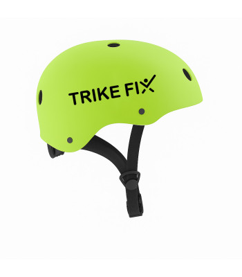 Bērnu velosipēda ķivere ar LED, regulējama, gaiši zaļa, Trike Fix, S 48-54cm