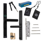 Elektroniskais durvju rokturis ar kodu, pirkstu nospiedumu un RFID karti