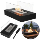 Biokamīns Brīvstāvošs Galda Bezdūmu uz Biodegvielu Taisnstūrveida