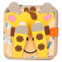 Sensory Book for Children with Giraffe