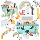 Koka šķirotājs Noasa šķirsts ar dzīvniekiem 9 elementi