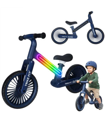 Balansa velosipēds ar LED, tumši zils — Trike Fix Glow