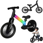 Bērnu balansa velosipēds Trike Fix Glow LED melns