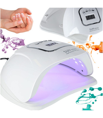 UV nagu lampa hibrīdmanikīram un gēliem Sun X5 UV 45 LED 150W