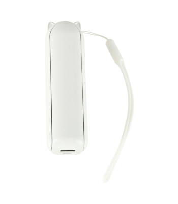 Mini galda un rokas ventilators, salokāms, pārnēsājams, USB, balts