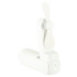 Mini galda un rokas ventilators, salokāms, pārnēsājams, USB, balts