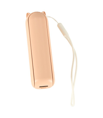 Mini pārnēsājams salokāms USB ventilators, rozā