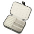 Rotaslietu kastīte – melns organizētājs 16 × 11 × 5 cm