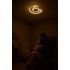 LED griestu lampa bērnu istabai ar aptumšošanu, tālvadības pulti un mēness dizainu, balta, 50 cm x 36 cm x 5 cm