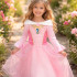 Princeses kostīms bērniem, kleita ar tillu — M