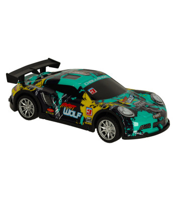 Zils un zaļš sporta RC automobilis