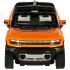 Tālvadības automašīna Hummer EV oranžā krāsā Rastar 93000 1:16