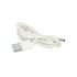 Bērnu silikona naktslampiņa ar skārienvadību, USB, balta, guļoša kaķēna formā