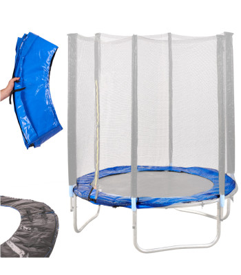 Trampolīnes atsperu aizsargs, aizsargpaklājs ar putu apmali 183cm 6ft