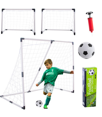 Bērnu futbola vārti 2 vienā 143x110x70cm