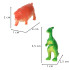 Dzīvnieku un dinozauru figūriņu komplekts 48 gab.