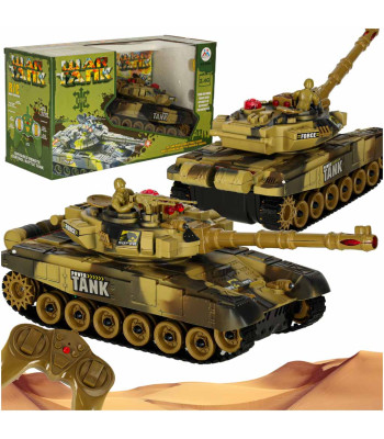 Tuksneša tanks ar tālvadības pulti RC War Tank 9993 2.4 GHz