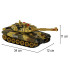 Tuksneša tanks ar tālvadības pulti RC War Tank 9993 2.4 GHz