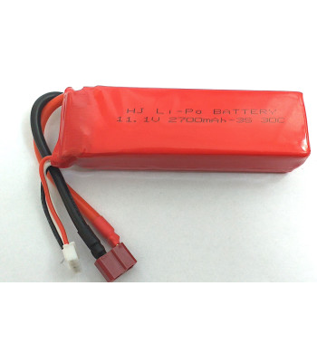 RC akumulators, 11.1V 2700mAh, FT012, 10,5 x 3,5 x 2,5 cm