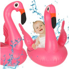Piepūšams peldēšanas matracis bērniem ar sēdekli, flamingo, max 15kg, 1–3 gadi