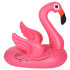 Piepūšams peldēšanas matracis bērniem ar sēdekli, flamingo, max 15kg, 1–3 gadi