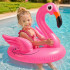 Piepūšams peldēšanas matracis bērniem ar sēdekli, flamingo, max 15kg, 1–3 gadi