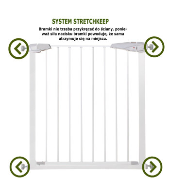 Drošības barjera Springos SG0001A 104-113cm