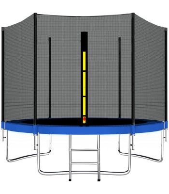 Drošības tīkls batutam ar rāvējslēdzēju, 244cm batutiem, TSN-8FT