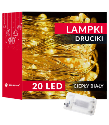 20 LED mikro lampas diodes