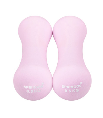 Neoprēna hanteles Springos FA1037 2 x 0.5kg