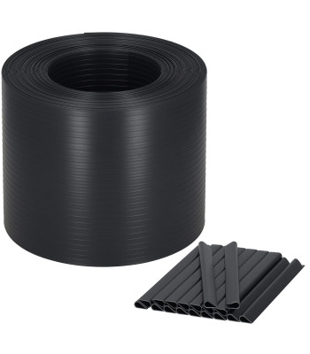 Žoga lente ar 20 klipšiem, 0,19 x 35 m (1200g/m²), Springos, melns